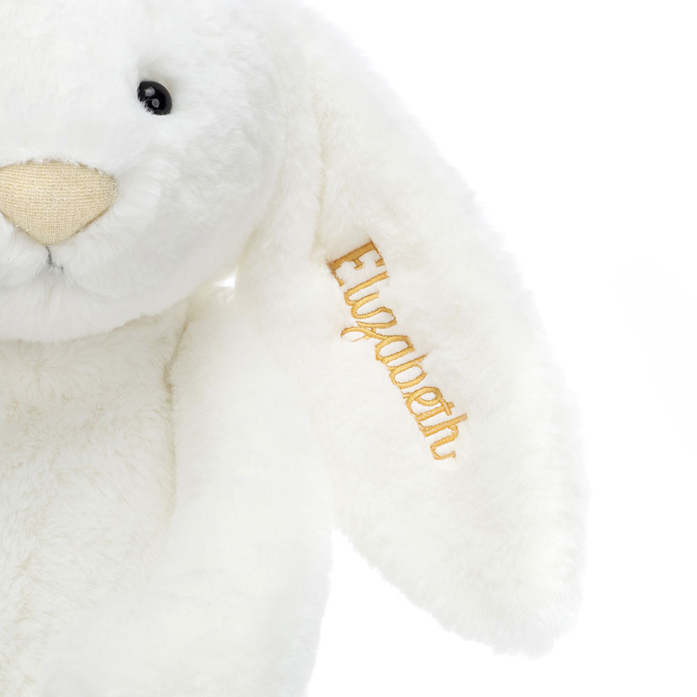 Personalised Bashful Luxe Bunny Luna Huge, Main View