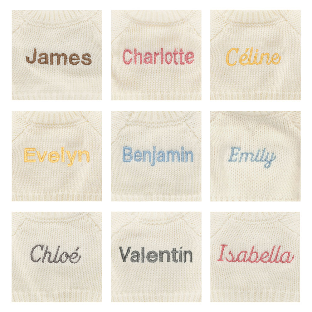 Bashful Luxe Bunny Rosa with Personalised Cream Jumper, View 2