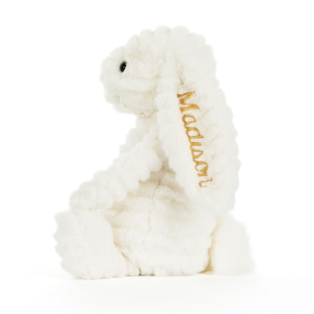 Personalised Bashful Luxe Bunny Nimbus, View 2