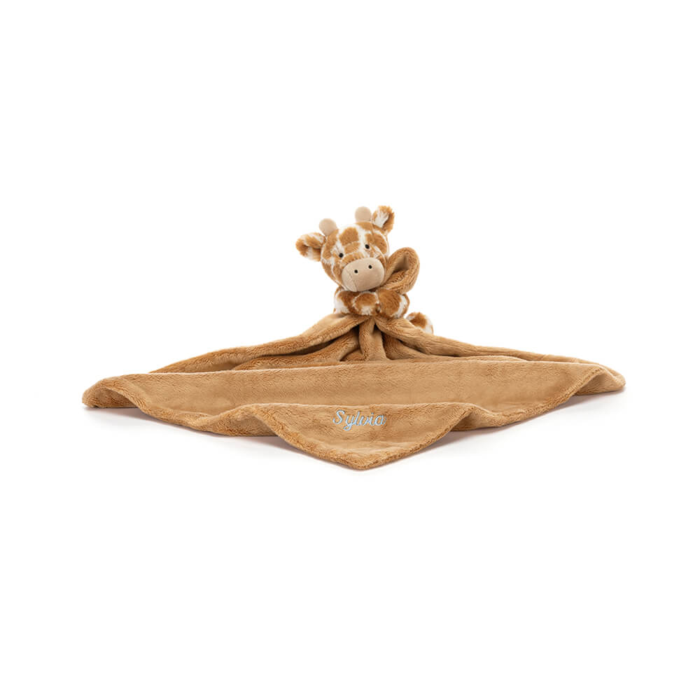 Personalised Bashful Giraffe Soother, Main View