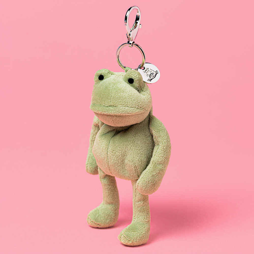 Fergus Frog Bag Charm, View 1